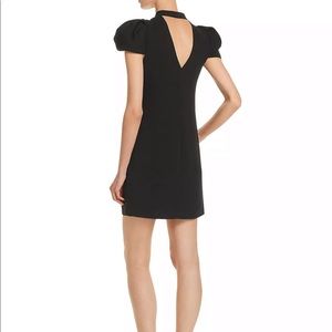 BCBG Women'S Choker-Neck Puff-Sleeve Dress